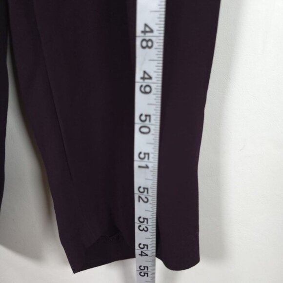 Massimo Dutti Women’s Romper Overall Jumpsuit Purple Plum Pockets Viscose Size 4 - Picture 9 of 13